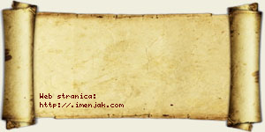 Milena Šesto vizit kartica